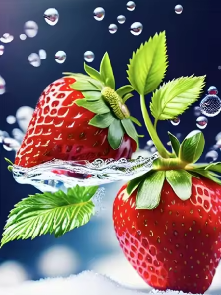 Diamond Painting Huacan 5d Erdbeeren